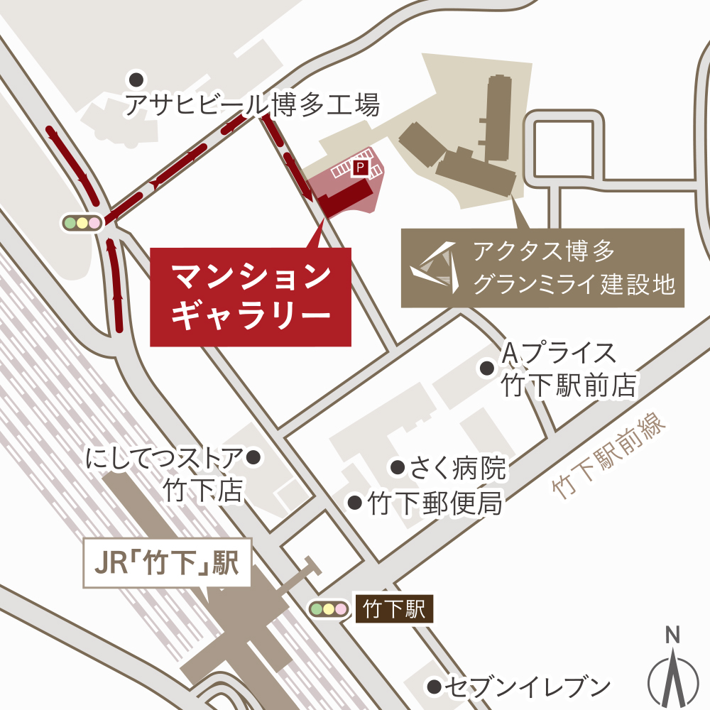 マンションギャラリー案内図