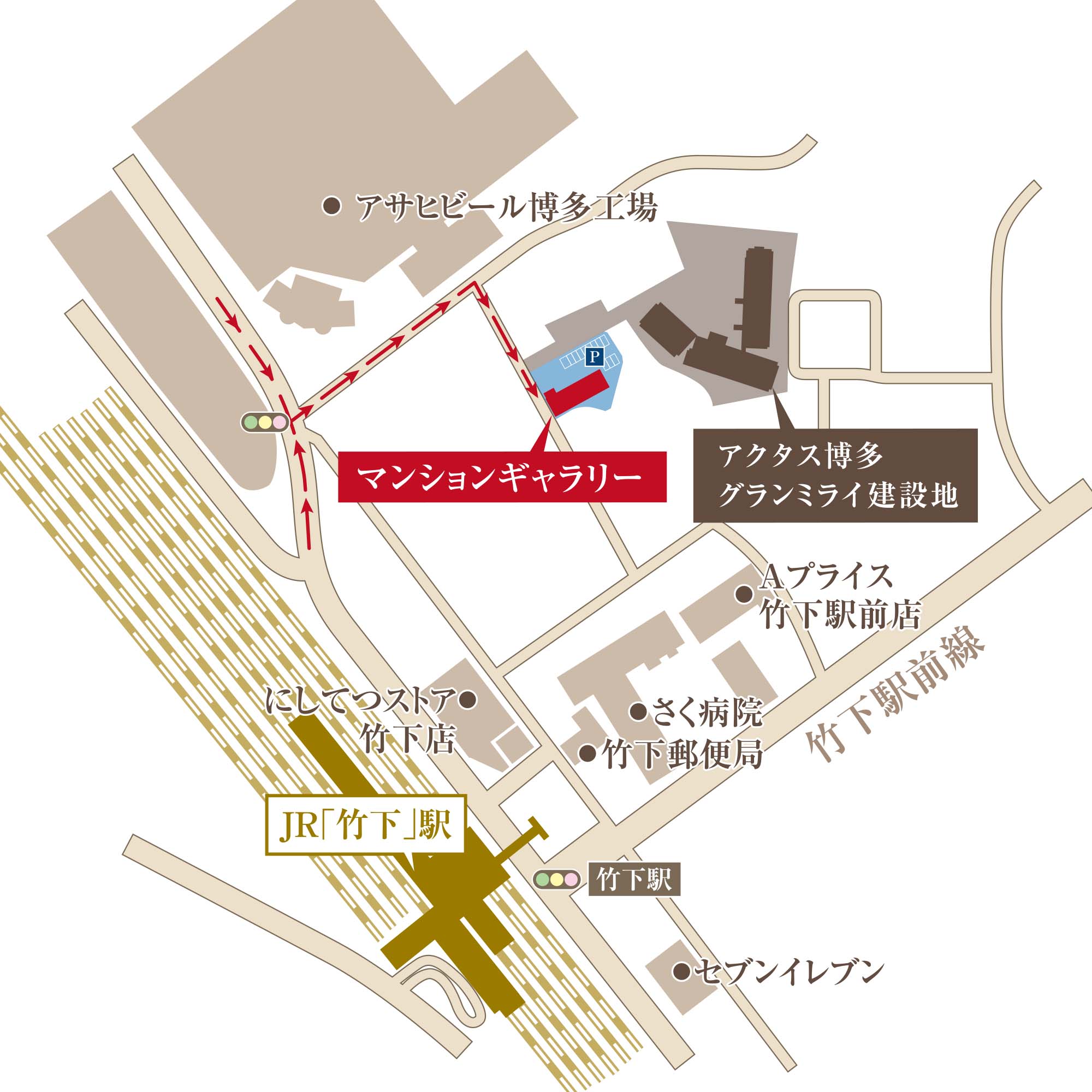 マンションギャラリー案内図