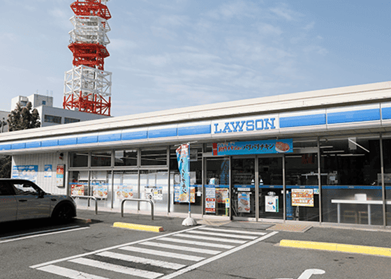 ローソン久留米六反畑店 徒歩2分（約160m